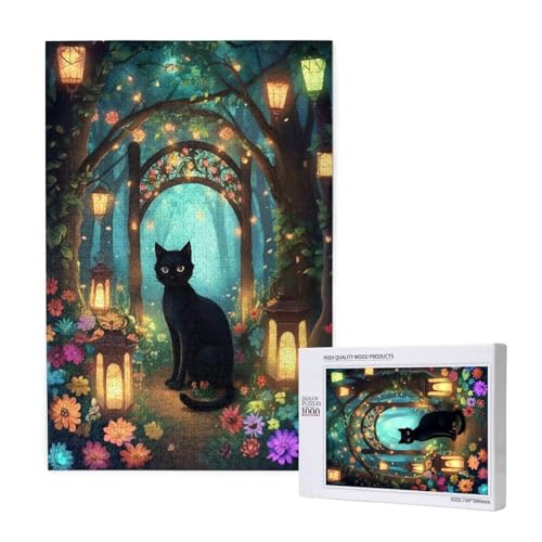 Puzzle Katze Puzzle 1000 Teile Blume Holzpuzzle Erwachsene mit Schachtel und Poster, Schwieriges - Unterhaltsames - Herausforderndes Spiel - Geeignet für Anfänger, Geschenke für Männer/Frauen 2T-1590 Puzzle Katze Puzzle 1000 Teile Blume Holzpuzzle Erwachsene mit Schachtel und Poster, Schwieriges - Unterhaltsames - Herausforderndes Spiel - Geeignet für Anfänger, Geschenke für Männer/Frauen 2T-1590 von Tamalsj