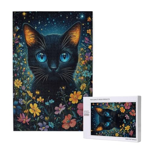 Puzzle Katze Puzzle 1000 Teile Blume Holzpuzzle Erwachsene mit Schachtel und Poster, Schwieriges - Unterhaltsames - Herausforderndes Spiel - Geeignet für Anfänger, Geschenke für Männer/Frauen 2T-2013 Puzzle Katze Puzzle 1000 Teile Blume Holzpuzzle Erwachsene mit Schachtel und Poster, Schwieriges - Unterhaltsames - Herausforderndes Spiel - Geeignet für Anfänger, Geschenke für Männer/Frauen 2T-2013 von Tamalsj