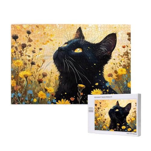 Puzzle Katze Puzzle 2000 Teile Blume Holzpuzzle Erwachsene mit Schachtel und Poster, Schwieriges - Unterhaltsames - Herausforderndes Spiel - Geeignet für Anfänger, Geschenke für Männer/Frauen 2T-39 Puzzle Katze Puzzle 2000 Teile Blume Holzpuzzle Erwachsene mit Schachtel und Poster, Schwieriges - Unterhaltsames - Herausforderndes Spiel - Geeignet für Anfänger, Geschenke für Männer/Frauen 2T-39 von Tamalsj