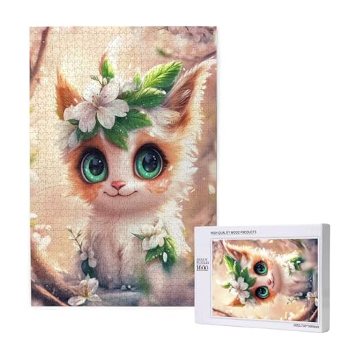 Puzzle Katze Puzzle 4000 Teile Blume Holzpuzzle Erwachsene mit Schachtel und Poster, Schwieriges - Unterhaltsames - Herausforderndes Spiel - Geeignet für Anfänger, Geschenke für Männer/Frauen 2T-1386 Puzzle Katze Puzzle 4000 Teile Blume Holzpuzzle Erwachsene mit Schachtel und Poster, Schwieriges - Unterhaltsames - Herausforderndes Spiel - Geeignet für Anfänger, Geschenke für Männer/Frauen 2T-1386 von Tamalsj