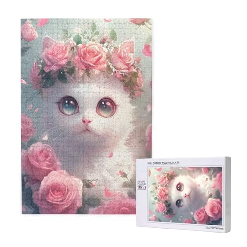 Puzzle Katze Puzzle 4000 Teile Blume Holzpuzzle Erwachsene mit Schachtel und Poster, Schwieriges - Unterhaltsames - Herausforderndes Spiel - Geeignet für Anfänger, Geschenke für Männer/Frauen 2T-1481 Puzzle Katze Puzzle 4000 Teile Blume Holzpuzzle Erwachsene mit Schachtel und Poster, Schwieriges - Unterhaltsames - Herausforderndes Spiel - Geeignet für Anfänger, Geschenke für Männer/Frauen 2T-1481 von Tamalsj