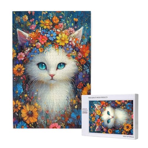 Puzzle Katze Puzzle 4000 Teile Blume Holzpuzzle Erwachsene mit Schachtel und Poster, Schwieriges - Unterhaltsames - Herausforderndes Spiel - Geeignet für Anfänger, Geschenke für Männer/Frauen 2T-1747 Puzzle Katze Puzzle 4000 Teile Blume Holzpuzzle Erwachsene mit Schachtel und Poster, Schwieriges - Unterhaltsames - Herausforderndes Spiel - Geeignet für Anfänger, Geschenke für Männer/Frauen 2T-1747 von Tamalsj