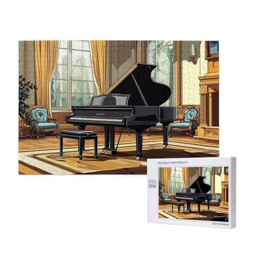 Puzzle Klavier Puzzle 300 Teile Landschaft Holzpuzzle Erwachsene mit Schachtel und Poster, Schwieriges - Unterhaltsames - Herausforderndes - Geeignet für Anfänger, Geschenke für Männer/Frauen 2T-198 Puzzle Klavier Puzzle 300 Teile Landschaft Holzpuzzle Erwachsene mit Schachtel und Poster, Schwieriges - Unterhaltsames - Herausforderndes - Geeignet für Anfänger, Geschenke für Männer/Frauen 2T-198 von Tamalsj