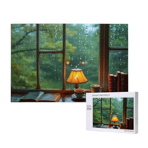 Puzzle Landschaft Puzzle 1000 Teile Fenster Holzpuzzle Erwachsene mit Schachtel und Poster, Schwieriges - Unterhaltsames - Herausforderndes - Geeignet für Anfänger, Geschenke für Männer/Frauen 2T-488 Puzzle Landschaft Puzzle 1000 Teile Fenster Holzpuzzle Erwachsene mit Schachtel und Poster, Schwieriges - Unterhaltsames - Herausforderndes - Geeignet für Anfänger, Geschenke für Männer/Frauen 2T-488 von Tamalsj