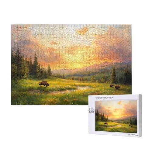 Puzzle Landschaft Puzzle 1000 Teile Sonnenuntergang Holzpuzzle Erwachsene mit Schachtel und Poster,Schwieriges-Unterhaltsames-Herausforderndes-Geeignet für Anfänger,Geschenke für Männer/Frauen 2T-174 Puzzle Landschaft Puzzle 1000 Teile Sonnenuntergang Holzpuzzle Erwachsene mit Schachtel und Poster,Schwieriges-Unterhaltsames-Herausforderndes-Geeignet für Anfänger,Geschenke für Männer/Frauen 2T-174 von Tamalsj