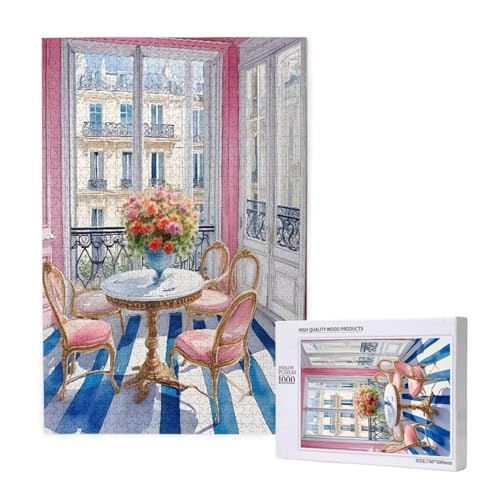 Puzzle Landschaft Puzzle 300 Teile Blume Holzpuzzle Erwachsene mit Schachtel und Poster, Schwieriges - Unterhaltsames - Herausforderndes - Geeignet für Anfänger, Geschenke für Männer/Frauen 2T-1495 von Tamalsj