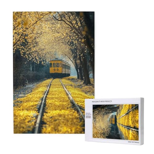Puzzle Landschaft Puzzle 300 Teile Zug Holzpuzzle Erwachsene mit Schachtel und Poster, Schwieriges - Unterhaltsames - Herausforderndes - Geeignet für Anfänger, Geschenke für Männer/Frauen 2T-1239 Puzzle Landschaft Puzzle 300 Teile Zug Holzpuzzle Erwachsene mit Schachtel und Poster, Schwieriges - Unterhaltsames - Herausforderndes - Geeignet für Anfänger, Geschenke für Männer/Frauen 2T-1239 von Tamalsj