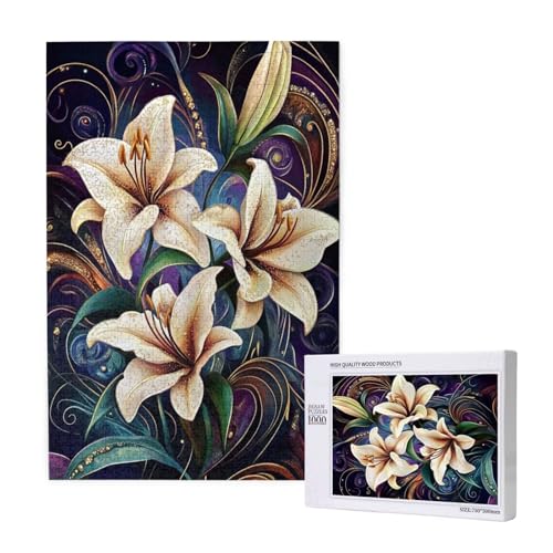 Puzzle Lilie Puzzle 2000 Teile Traum Holzpuzzle Erwachsene mit Schachtel und Poster, Schwieriges - Unterhaltsames - Herausforderndes Spiel - Geeignet für Anfänger, Geschenke für Männer/Frauen 2T-1434 Puzzle Lilie Puzzle 2000 Teile Traum Holzpuzzle Erwachsene mit Schachtel und Poster, Schwieriges - Unterhaltsames - Herausforderndes Spiel - Geeignet für Anfänger, Geschenke für Männer/Frauen 2T-1434 von Tamalsj
