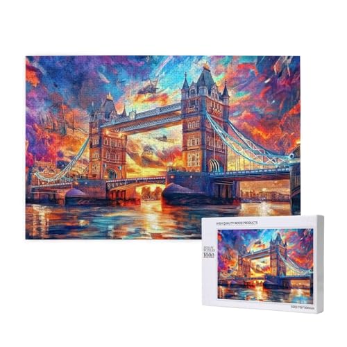 Puzzle London Puzzle 4000 Teile Bunt Holzpuzzle Erwachsene mit Schachtel und Poster, Schwieriges - Unterhaltsames - Herausforderndes Spiel - Geeignet für Anfänger, Geschenke für Männer/Frauen 2T-1064 Puzzle London Puzzle 4000 Teile Bunt Holzpuzzle Erwachsene mit Schachtel und Poster, Schwieriges - Unterhaltsames - Herausforderndes Spiel - Geeignet für Anfänger, Geschenke für Männer/Frauen 2T-1064 von Tamalsj