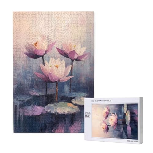 Puzzle Lotus Puzzle 300 Teile Landschaft Holzpuzzle Erwachsene mit Schachtel und Poster, Schwieriges - Unterhaltsames - Herausforderndes - Geeignet für Anfänger, Geschenke für Männer/Frauen 2T-1440 Puzzle Lotus Puzzle 300 Teile Landschaft Holzpuzzle Erwachsene mit Schachtel und Poster, Schwieriges - Unterhaltsames - Herausforderndes - Geeignet für Anfänger, Geschenke für Männer/Frauen 2T-1440 von Tamalsj