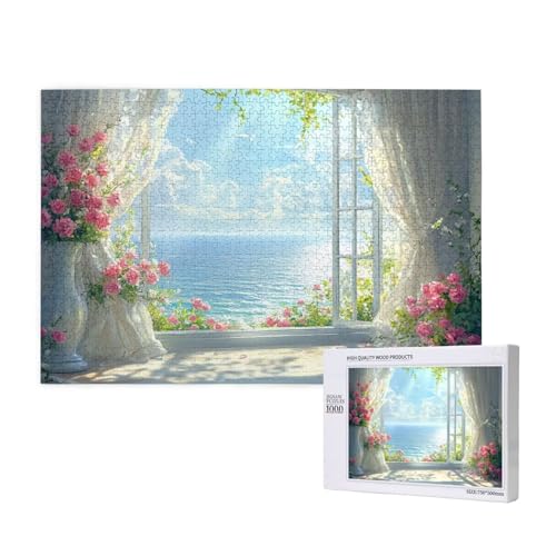 Puzzle Meer Puzzle 1000 Teile Blume Holzpuzzle Erwachsene mit Schachtel und Poster, Schwieriges - Unterhaltsames - Herausforderndes Spiel - Geeignet für Anfänger, Geschenke für Männer/Frauen 2T-209 Puzzle Meer Puzzle 1000 Teile Blume Holzpuzzle Erwachsene mit Schachtel und Poster, Schwieriges - Unterhaltsames - Herausforderndes Spiel - Geeignet für Anfänger, Geschenke für Männer/Frauen 2T-209 von Tamalsj