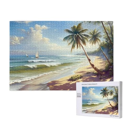 Puzzle Meer Puzzle 2000 Teile Baum Holzpuzzle Erwachsene mit Schachtel und Poster, Schwieriges - Unterhaltsames - Herausforderndes Spiel - Geeignet für Anfänger, Geschenke für Männer/Frauen 2T-614 von Tamalsj