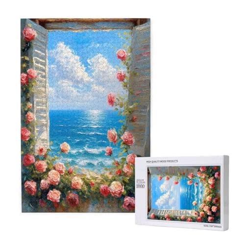 Puzzle Meer Puzzle 2000 Teile Blume Holzpuzzle Erwachsene mit Schachtel und Poster, Schwieriges - Unterhaltsames - Herausforderndes Spiel - Geeignet für Anfänger, Geschenke für Männer/Frauen 2T-1550 von Tamalsj