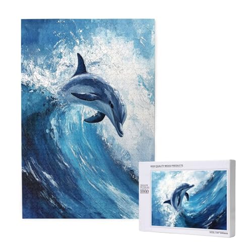 Puzzle Meer Puzzle 2000 Teile Delphin Holzpuzzle Erwachsene mit Schachtel und Poster, Schwieriges - Unterhaltsames - Herausforderndes Spiel - Geeignet für Anfänger, Geschenke für Männer/Frauen 2T-1746 Puzzle Meer Puzzle 2000 Teile Delphin Holzpuzzle Erwachsene mit Schachtel und Poster, Schwieriges - Unterhaltsames - Herausforderndes Spiel - Geeignet für Anfänger, Geschenke für Männer/Frauen 2T-1746 von Tamalsj