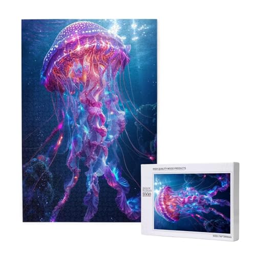 Puzzle Meer Puzzle 2000 Teile Qualle Holzpuzzle Erwachsene mit Schachtel und Poster, Schwieriges - Unterhaltsames - Herausforderndes Spiel - Geeignet für Anfänger, Geschenke für Männer/Frauen 2T-2036 Puzzle Meer Puzzle 2000 Teile Qualle Holzpuzzle Erwachsene mit Schachtel und Poster, Schwieriges - Unterhaltsames - Herausforderndes Spiel - Geeignet für Anfänger, Geschenke für Männer/Frauen 2T-2036 von Tamalsj
