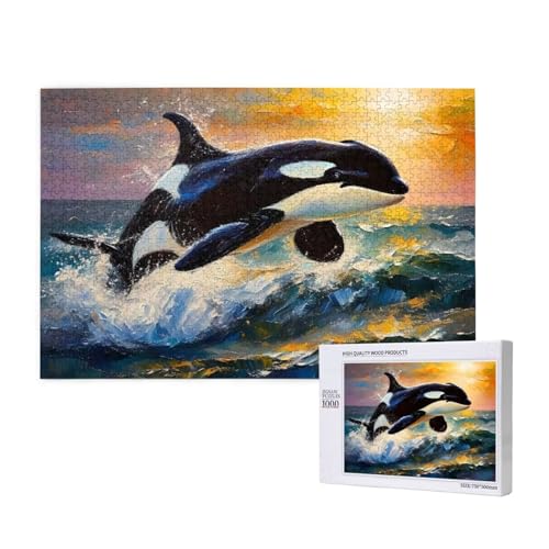 Puzzle Meer Puzzle 2000 Teile Wal Holzpuzzle Erwachsene mit Schachtel und Poster, Schwieriges - Unterhaltsames - Herausforderndes Spiel - Geeignet für Anfänger, Geschenke für Männer/Frauen 2T-505 Puzzle Meer Puzzle 2000 Teile Wal Holzpuzzle Erwachsene mit Schachtel und Poster, Schwieriges - Unterhaltsames - Herausforderndes Spiel - Geeignet für Anfänger, Geschenke für Männer/Frauen 2T-505 von Tamalsj