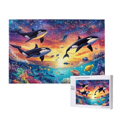 Puzzle Meer Puzzle 300 Teile Wal Holzpuzzle Erwachsene mit Schachtel und Poster, Schwieriges - Unterhaltsames - Herausforderndes Spiel - Geeignet für Anfänger, Geschenke für Männer/Frauen 2T-783 Puzzle Meer Puzzle 300 Teile Wal Holzpuzzle Erwachsene mit Schachtel und Poster, Schwieriges - Unterhaltsames - Herausforderndes Spiel - Geeignet für Anfänger, Geschenke für Männer/Frauen 2T-783 von Tamalsj