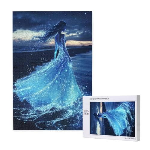 Puzzle Meer Puzzle 4000 Teile Frau Holzpuzzle Erwachsene mit Schachtel und Poster, Schwieriges - Unterhaltsames - Herausforderndes Spiel - Geeignet für Anfänger, Geschenke für Männer/Frauen 2T-1914 von Tamalsj