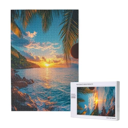 Puzzle Meer Puzzle 4000 Teile Sonnenuntergang Holzpuzzle Erwachsene mit Schachtel und Poster,Schwieriges - Unterhaltsames - Herausforderndes - Geeignet für Anfänger,Geschenke für Männer/Frauen 2T-2029 Puzzle Meer Puzzle 4000 Teile Sonnenuntergang Holzpuzzle Erwachsene mit Schachtel und Poster,Schwieriges - Unterhaltsames - Herausforderndes - Geeignet für Anfänger,Geschenke für Männer/Frauen 2T-2029 von Tamalsj