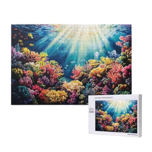 Puzzle Meeresboden Puzzle 300 Teile Blume Holzpuzzle Erwachsene mit Schachtel und Poster, Schwieriges - Unterhaltsames - Herausforderndes - Geeignet für Anfänger, Geschenke für Männer/Frauen 2T-404 Puzzle Meeresboden Puzzle 300 Teile Blume Holzpuzzle Erwachsene mit Schachtel und Poster, Schwieriges - Unterhaltsames - Herausforderndes - Geeignet für Anfänger, Geschenke für Männer/Frauen 2T-404 von Tamalsj