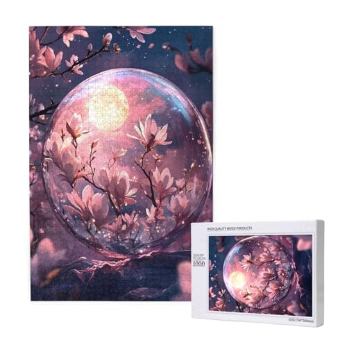 Puzzle Mond Puzzle 300 Teile Blume Holzpuzzle Erwachsene mit Schachtel und Poster, Schwieriges - Unterhaltsames - Herausforderndes Spiel - Geeignet für Anfänger, Geschenke für Männer/Frauen 2T-1739 Puzzle Mond Puzzle 300 Teile Blume Holzpuzzle Erwachsene mit Schachtel und Poster, Schwieriges - Unterhaltsames - Herausforderndes Spiel - Geeignet für Anfänger, Geschenke für Männer/Frauen 2T-1739 von Tamalsj