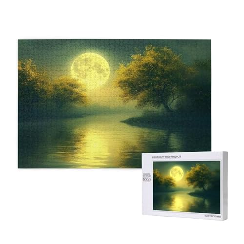 Puzzle Mond Puzzle 300 Teile See Holzpuzzle Erwachsene mit Schachtel und Poster, Schwieriges - Unterhaltsames - Herausforderndes Spiel - Geeignet für Anfänger, Geschenke für Männer/Frauen 2T-546 Puzzle Mond Puzzle 300 Teile See Holzpuzzle Erwachsene mit Schachtel und Poster, Schwieriges - Unterhaltsames - Herausforderndes Spiel - Geeignet für Anfänger, Geschenke für Männer/Frauen 2T-546 von Tamalsj