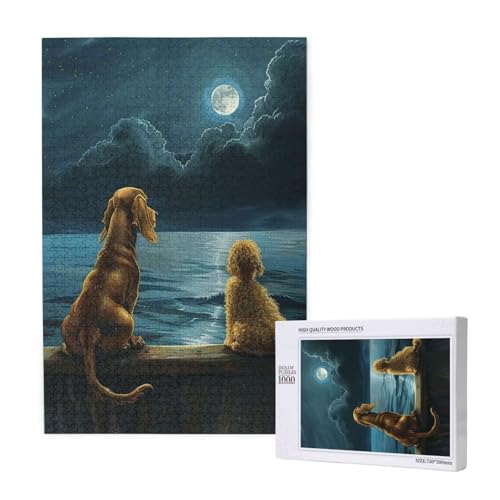 Puzzle Mond Puzzle 4000 Teile Hund Holzpuzzle Erwachsene mit Schachtel und Poster, Schwieriges - Unterhaltsames - Herausforderndes Spiel - Geeignet für Anfänger, Geschenke für Männer/Frauen 2T-1172 Puzzle Mond Puzzle 4000 Teile Hund Holzpuzzle Erwachsene mit Schachtel und Poster, Schwieriges - Unterhaltsames - Herausforderndes Spiel - Geeignet für Anfänger, Geschenke für Männer/Frauen 2T-1172 von Tamalsj