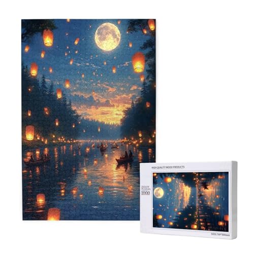 Puzzle Mond Puzzle 4000 Teile See Holzpuzzle Erwachsene mit Schachtel und Poster, Schwieriges - Unterhaltsames - Herausforderndes Spiel - Geeignet für Anfänger, Geschenke für Männer/Frauen 2T-1672 Puzzle Mond Puzzle 4000 Teile See Holzpuzzle Erwachsene mit Schachtel und Poster, Schwieriges - Unterhaltsames - Herausforderndes Spiel - Geeignet für Anfänger, Geschenke für Männer/Frauen 2T-1672 von Tamalsj