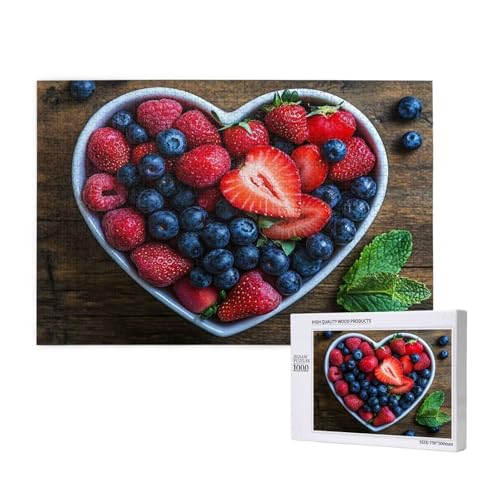 Puzzle Obst Puzzle 1000 Teile Küche Holzpuzzle Erwachsene mit Schachtel und Poster, Schwieriges - Unterhaltsames - Herausforderndes Spiel - Geeignet für Anfänger, Geschenke für Männer/Frauen 2T-894 Puzzle Obst Puzzle 1000 Teile Küche Holzpuzzle Erwachsene mit Schachtel und Poster, Schwieriges - Unterhaltsames - Herausforderndes Spiel - Geeignet für Anfänger, Geschenke für Männer/Frauen 2T-894 von Tamalsj