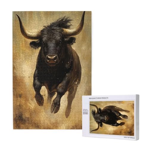 Puzzle Ochse Puzzle 2000 Teile Tier Holzpuzzle Erwachsene mit Schachtel und Poster, Schwieriges - Unterhaltsames - Herausforderndes Spiel - Geeignet für Anfänger, Geschenke für Männer/Frauen 2T-1414 Puzzle Ochse Puzzle 2000 Teile Tier Holzpuzzle Erwachsene mit Schachtel und Poster, Schwieriges - Unterhaltsames - Herausforderndes Spiel - Geeignet für Anfänger, Geschenke für Männer/Frauen 2T-1414 von Tamalsj
