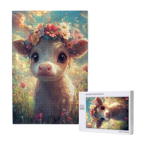 Puzzle Ochse Puzzle 4000 Teile Blume Holzpuzzle Erwachsene mit Schachtel und Poster, Schwieriges - Unterhaltsames - Herausforderndes Spiel - Geeignet für Anfänger, Geschenke für Männer/Frauen 2T-1976 von Tamalsj
