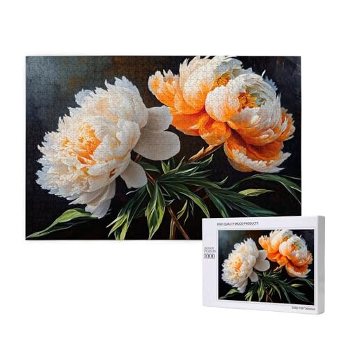 Puzzle Pfingstrose Puzzle 2000 Teile Blume Holzpuzzle Erwachsene mit Schachtel und Poster, Schwieriges - Unterhaltsames - Herausforderndes - Geeignet für Anfänger, Geschenke für Männer/Frauen 2T-12 Puzzle Pfingstrose Puzzle 2000 Teile Blume Holzpuzzle Erwachsene mit Schachtel und Poster, Schwieriges - Unterhaltsames - Herausforderndes - Geeignet für Anfänger, Geschenke für Männer/Frauen 2T-12 von Tamalsj