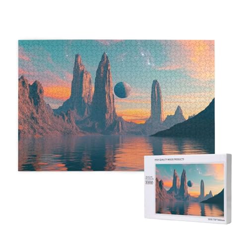 Puzzle Planet Puzzle 1000 Teile See Holzpuzzle Erwachsene mit Schachtel und Poster, Schwieriges - Unterhaltsames - Herausforderndes Spiel - Geeignet für Anfänger, Geschenke für Männer/Frauen 2T-457 Puzzle Planet Puzzle 1000 Teile See Holzpuzzle Erwachsene mit Schachtel und Poster, Schwieriges - Unterhaltsames - Herausforderndes Spiel - Geeignet für Anfänger, Geschenke für Männer/Frauen 2T-457 von Tamalsj