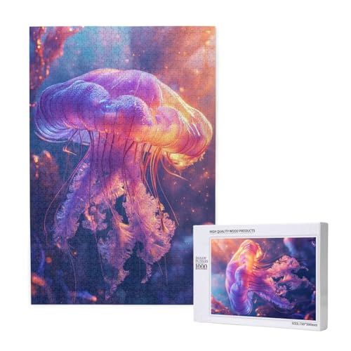 Puzzle Qualle Puzzle 4000 Teile Rosa Holzpuzzle Erwachsene mit Schachtel und Poster, Schwieriges - Unterhaltsames - Herausforderndes Spiel - Geeignet für Anfänger, Geschenke für Männer/Frauen 2T-1863 Puzzle Qualle Puzzle 4000 Teile Rosa Holzpuzzle Erwachsene mit Schachtel und Poster, Schwieriges - Unterhaltsames - Herausforderndes Spiel - Geeignet für Anfänger, Geschenke für Männer/Frauen 2T-1863 von Tamalsj