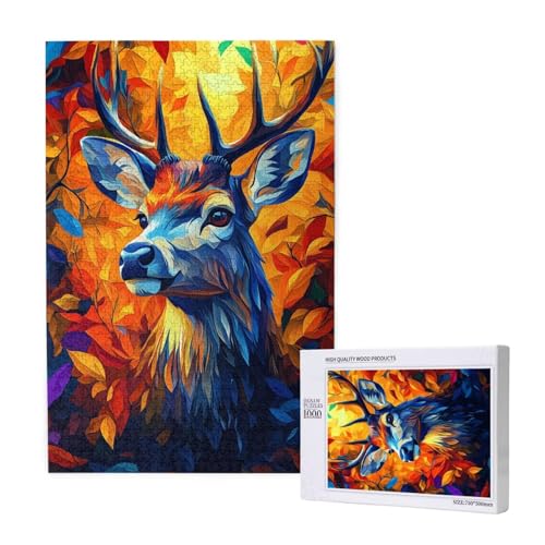 Puzzle REH Puzzle 300 Teile Herbst Holzpuzzle Erwachsene mit Schachtel und Poster, Schwieriges - Unterhaltsames - Herausforderndes Spiel - Geeignet für Anfänger, Geschenke für Männer/Frauen 2T-1283 Puzzle REH Puzzle 300 Teile Herbst Holzpuzzle Erwachsene mit Schachtel und Poster, Schwieriges - Unterhaltsames - Herausforderndes Spiel - Geeignet für Anfänger, Geschenke für Männer/Frauen 2T-1283 von Tamalsj