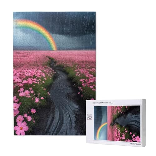 Puzzle Regenbogen Puzzle 1000 Teile Blume Holzpuzzle Erwachsene mit Schachtel und Poster, Schwieriges - Unterhaltsames - Herausforderndes - Geeignet für Anfänger, Geschenke für Männer/Frauen 2T-1476 Puzzle Regenbogen Puzzle 1000 Teile Blume Holzpuzzle Erwachsene mit Schachtel und Poster, Schwieriges - Unterhaltsames - Herausforderndes - Geeignet für Anfänger, Geschenke für Männer/Frauen 2T-1476 von Tamalsj
