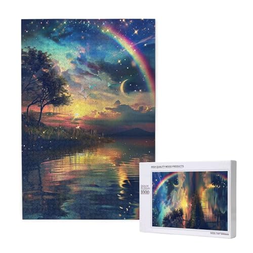 Puzzle Regenbogen Puzzle 300 Teile Sternenhimmel Holzpuzzle Erwachsene mit Schachtel und Poster, Schwieriges-Unterhaltsames-Herausforderndes-Geeignet für Anfänger, Geschenke für Männer/Frauen 2T-1133 Puzzle Regenbogen Puzzle 300 Teile Sternenhimmel Holzpuzzle Erwachsene mit Schachtel und Poster, Schwieriges-Unterhaltsames-Herausforderndes-Geeignet für Anfänger, Geschenke für Männer/Frauen 2T-1133 von Tamalsj