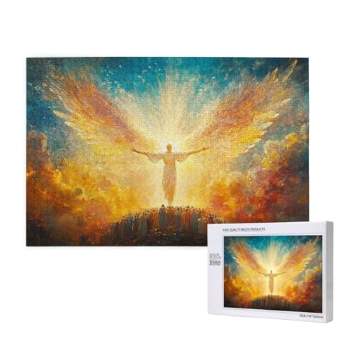 Puzzle Religion Puzzle 2000 Teile Engel Holzpuzzle Erwachsene mit Schachtel und Poster, Schwieriges - Unterhaltsames - Herausforderndes - Geeignet für Anfänger, Geschenke für Männer/Frauen 2T-835 Puzzle Religion Puzzle 2000 Teile Engel Holzpuzzle Erwachsene mit Schachtel und Poster, Schwieriges - Unterhaltsames - Herausforderndes - Geeignet für Anfänger, Geschenke für Männer/Frauen 2T-835 von Tamalsj