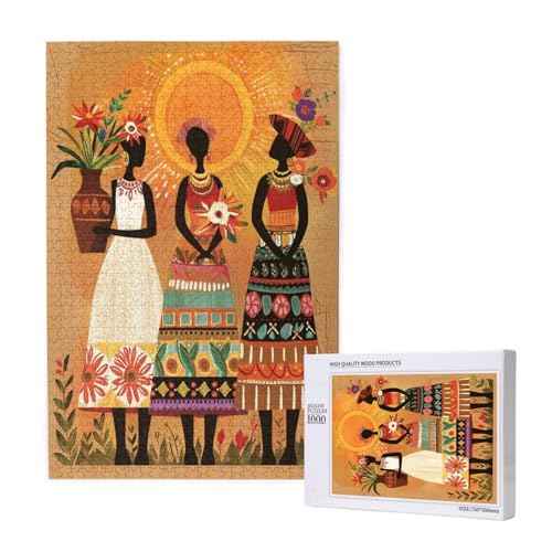Puzzle Retro Puzzle 300 Teile Frau Holzpuzzle Erwachsene mit Schachtel und Poster, Schwieriges - Unterhaltsames - Herausforderndes Spiel - Geeignet für Anfänger, Geschenke für Männer/Frauen 2T-1835 Puzzle Retro Puzzle 300 Teile Frau Holzpuzzle Erwachsene mit Schachtel und Poster, Schwieriges - Unterhaltsames - Herausforderndes Spiel - Geeignet für Anfänger, Geschenke für Männer/Frauen 2T-1835 von Tamalsj