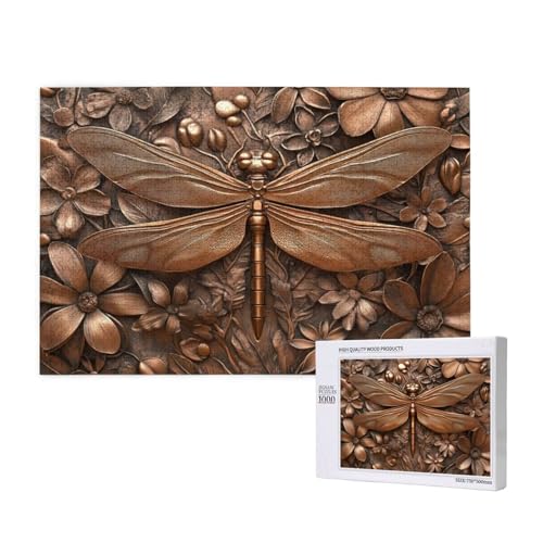 Puzzle Retro Puzzle 4000 Teile Libelle Holzpuzzle Erwachsene mit Schachtel und Poster, Schwieriges - Unterhaltsames - Herausforderndes Spiel - Geeignet für Anfänger, Geschenke für Männer/Frauen 2T-101 Puzzle Retro Puzzle 4000 Teile Libelle Holzpuzzle Erwachsene mit Schachtel und Poster, Schwieriges - Unterhaltsames - Herausforderndes Spiel - Geeignet für Anfänger, Geschenke für Männer/Frauen 2T-101 von Tamalsj