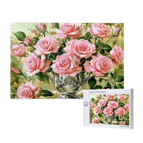 Puzzle Rose Puzzle 300 Teile Landschaft Holzpuzzle Erwachsene mit Schachtel und Poster, Schwieriges - Unterhaltsames - Herausforderndes - Geeignet für Anfänger, Geschenke für Männer/Frauen 2T-255 Puzzle Rose Puzzle 300 Teile Landschaft Holzpuzzle Erwachsene mit Schachtel und Poster, Schwieriges - Unterhaltsames - Herausforderndes - Geeignet für Anfänger, Geschenke für Männer/Frauen 2T-255 von Tamalsj