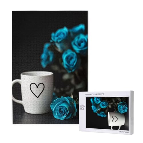 Puzzle Rose Puzzle 4000 Teile Katze Holzpuzzle Erwachsene mit Schachtel und Poster, Schwieriges - Unterhaltsames - Herausforderndes Spiel - Geeignet für Anfänger, Geschenke für Männer/Frauen 2T-1300 von Tamalsj
