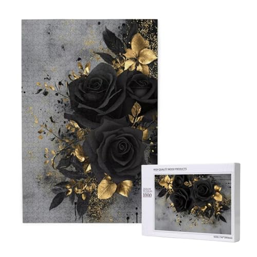 Puzzle Rose Puzzle 4000 Teile Schwarz Holzpuzzle Erwachsene mit Schachtel und Poster, Schwieriges - Unterhaltsames - Herausforderndes Spiel - Geeignet für Anfänger, Geschenke für Männer/Frauen 2T-1090 Puzzle Rose Puzzle 4000 Teile Schwarz Holzpuzzle Erwachsene mit Schachtel und Poster, Schwieriges - Unterhaltsames - Herausforderndes Spiel - Geeignet für Anfänger, Geschenke für Männer/Frauen 2T-1090 von Tamalsj