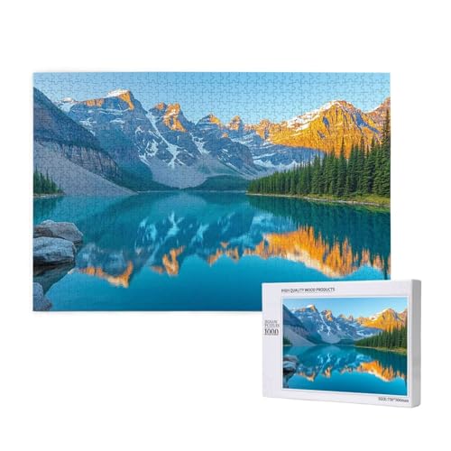 Puzzle See Puzzle 2000 Teile Berg Holzpuzzle Erwachsene mit Schachtel und Poster, Schwieriges - Unterhaltsames - Herausforderndes Spiel - Geeignet für Anfänger, Geschenke für Männer/Frauen 2T-982 Puzzle See Puzzle 2000 Teile Berg Holzpuzzle Erwachsene mit Schachtel und Poster, Schwieriges - Unterhaltsames - Herausforderndes Spiel - Geeignet für Anfänger, Geschenke für Männer/Frauen 2T-982 von Tamalsj