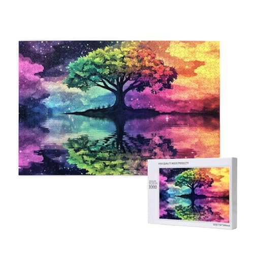 Puzzle See Puzzle 300 Teile Baum des Lebens Holzpuzzle Erwachsene mit Schachtel und Poster, Schwieriges - Unterhaltsames - Herausforderndes - Geeignet für Anfänger, Geschenke für Männer/Frauen 2T-175 Puzzle See Puzzle 300 Teile Baum des Lebens Holzpuzzle Erwachsene mit Schachtel und Poster, Schwieriges - Unterhaltsames - Herausforderndes - Geeignet für Anfänger, Geschenke für Männer/Frauen 2T-175 von Tamalsj