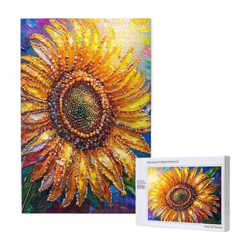 Puzzle Sonnenblume Puzzle 4000 Teile Landschaft Holzpuzzle Erwachsene mit Schachtel und Poster, Schwieriges-Unterhaltsames-Herausforderndes-Geeignet für Anfänger, Geschenke für Männer/Frauen 2T-1593 Puzzle Sonnenblume Puzzle 4000 Teile Landschaft Holzpuzzle Erwachsene mit Schachtel und Poster, Schwieriges-Unterhaltsames-Herausforderndes-Geeignet für Anfänger, Geschenke für Männer/Frauen 2T-1593 von Tamalsj