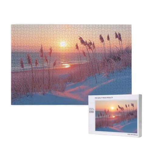 Puzzle Sonnenuntergang Puzzle 1000 Teile Meer Holzpuzzle Erwachsene mit Schachtel und Poster,Schwieriges - Unterhaltsames - Herausforderndes - Geeignet für Anfänger,Geschenke für Männer/Frauen 2T-436 Puzzle Sonnenuntergang Puzzle 1000 Teile Meer Holzpuzzle Erwachsene mit Schachtel und Poster,Schwieriges - Unterhaltsames - Herausforderndes - Geeignet für Anfänger,Geschenke für Männer/Frauen 2T-436 von Tamalsj