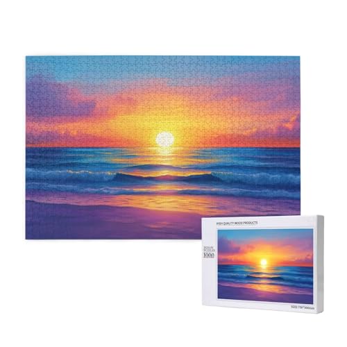 Puzzle Sonnenuntergang Puzzle 2000 Teile Meer Holzpuzzle Erwachsene mit Schachtel und Poster,Schwieriges - Unterhaltsames - Herausforderndes - Geeignet für Anfänger,Geschenke für Männer/Frauen 2T-433 Puzzle Sonnenuntergang Puzzle 2000 Teile Meer Holzpuzzle Erwachsene mit Schachtel und Poster,Schwieriges - Unterhaltsames - Herausforderndes - Geeignet für Anfänger,Geschenke für Männer/Frauen 2T-433 von Tamalsj