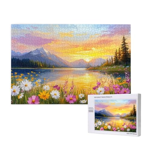 Puzzle Sonnenuntergang Puzzle 300 Teile Landschaft Holzpuzzle Erwachsene mit Schachtel und Poster, Schwieriges-Unterhaltsames-Herausforderndes-Geeignet für Anfänger, Geschenke für Männer/Frauen 2T-671 Puzzle Sonnenuntergang Puzzle 300 Teile Landschaft Holzpuzzle Erwachsene mit Schachtel und Poster, Schwieriges-Unterhaltsames-Herausforderndes-Geeignet für Anfänger, Geschenke für Männer/Frauen 2T-671 von Tamalsj
