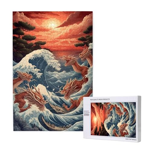 Puzzle Sonnenuntergang Puzzle 4000 Teile Wellen Holzpuzzle Erwachsene mit Schachtel und Poster, Schwieriges-Unterhaltsames-Herausforderndes-Geeignet für Anfänger, Geschenke für Männer/Frauen 2T-1563 Puzzle Sonnenuntergang Puzzle 4000 Teile Wellen Holzpuzzle Erwachsene mit Schachtel und Poster, Schwieriges-Unterhaltsames-Herausforderndes-Geeignet für Anfänger, Geschenke für Männer/Frauen 2T-1563 von Tamalsj